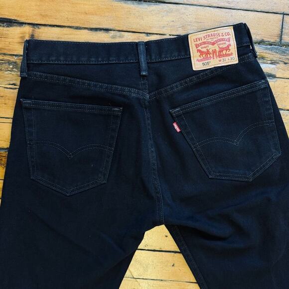 LEVI'S Black 505 Jeans - Picture 4 of 7